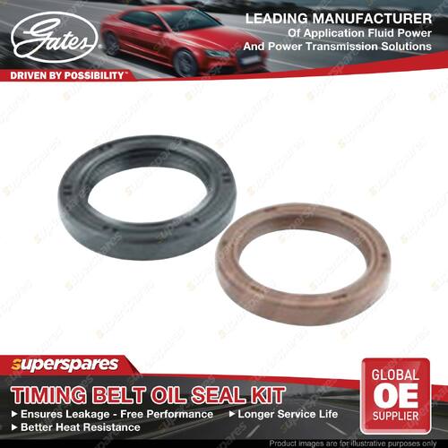 Gates Timing Belt Oil Seal Kit for Kia Cerato LD Sportage KM G4GC 2.0L 104 105KW