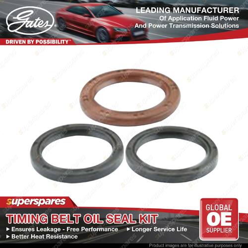 Gates Timing Belt Oil Seal Kit for Toyota Supra JZA80 3.0L 168KW 210KW
