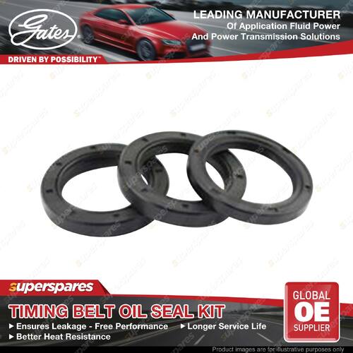 Gates Timing Belt Oil Seal Kit for Lotus Elise 1.8L 18K4F 88KW 90KW 1995-2005