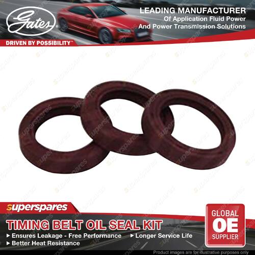 Gates Timing Belt Oil Seal Kit for Jeep Compass MK49 Patriot MK74 2.0L