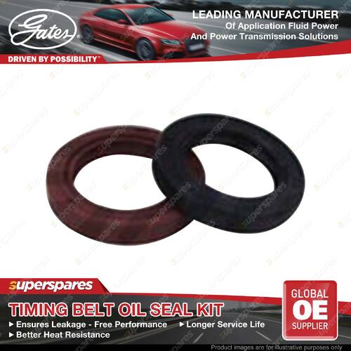 Gates Timing Belt Oil Seal Kit for Rover 416I D16A3 1.6L 88KW 05/86-12/89