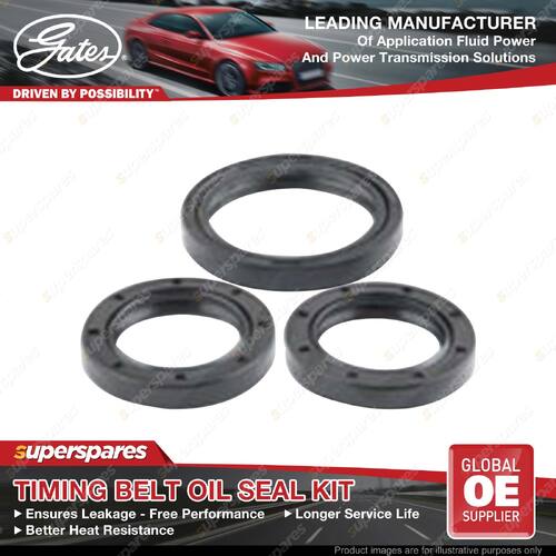 Gates Timing Belt Oil Seal Kit for Eunos 30X 500 800 1.8L 2.0L 2.5L