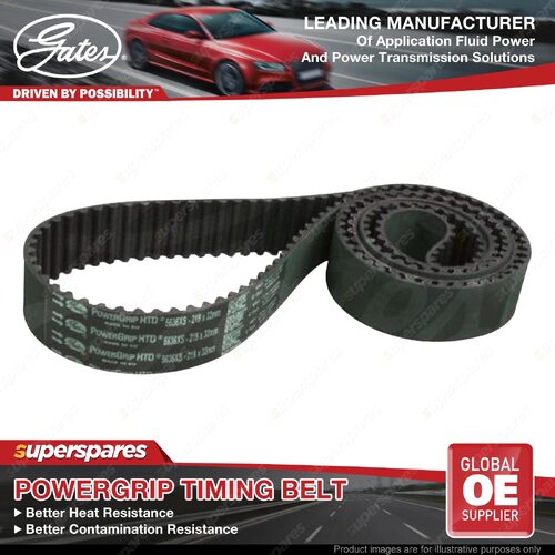Gates Camsht Powergrip Timing Belt for Hyundai Santa Fe CM 2.7L 139KW 2656CC