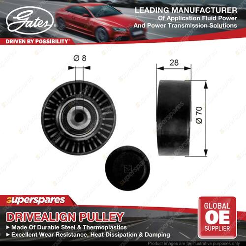 Gates Alt Idler Pulley for Volkswagen MultiVan Transporter Caravelle 7E 7H 7J