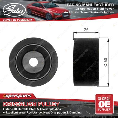 Gates Alt Idler Pulley for Peugeot 306 7A 7C 307 3A/C 3E 3H 406 8B 8E/F Expert
