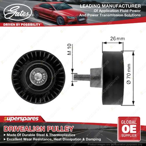 Gates Alternator Idler Pulley for BMW 3 Series 316i 318i 318Ci E46 Z3 E36