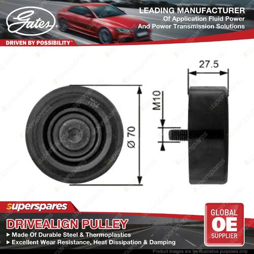 Gates Alt Idler Pulley for Hyundai Tucson JM Santa Fe CM SM Sonata NF Grandeur