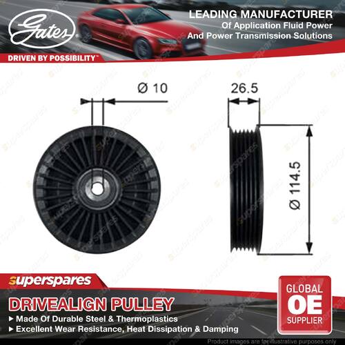 Gates Alternator Idler Pulley for Benz E-Class W212 S212 GLS X166 S-Class W221