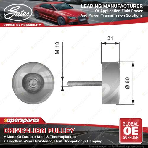 Gates G-Charger Idler Pulley for Audi A5 8T3 S5 8F7 8T A6 A7 4F 4G A8 4H SQ5 Q7