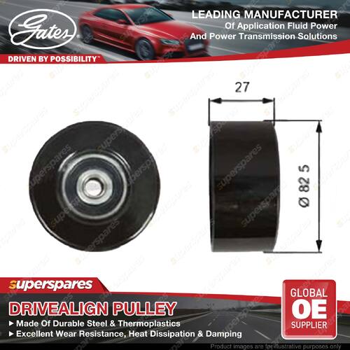 Gates DriveAlign A/C Idler Pulley for Nissan Note E11E 1.6L 81KW 01/06-08/13
