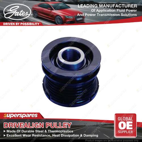 Gates DriveAlign Overrunning Alternator Pulley for Chevrolet Viva F69 1.8L 90KW