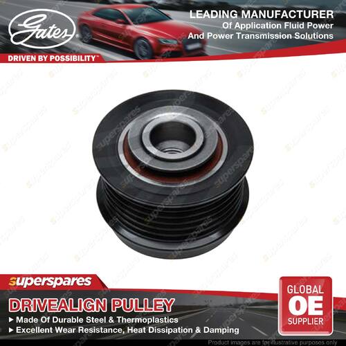 Gates DriveAlign Overrunning Alternator Pulley for Lexus RX AGL10 2.7L 138KW