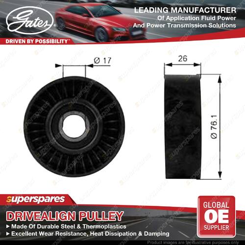 Gates Lower Idler Pulley for Ford Fairlane Fairmont Falcon AU EL EF NF NL XH LTD