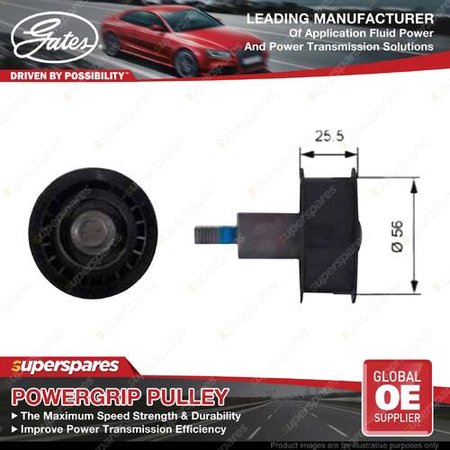 Gates PowerGrip Cam Guide Pulley for Skoda Fabia 5J 542 6Y2 1.4L 55KW 63KW 74KW