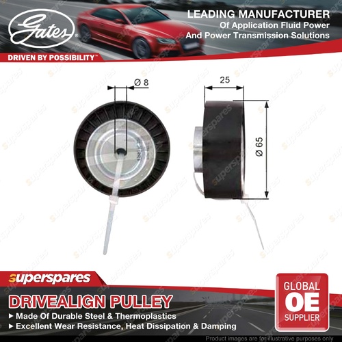Gates DriveAlign Alternator Idler Pulley for Jaguar X-Type X400 2.2L 107KW 06-11