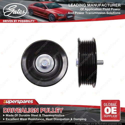 Gates Alt DriveAlign Idler Pulley for LDV T60 2.8L 110KW SK8C 2017-2021