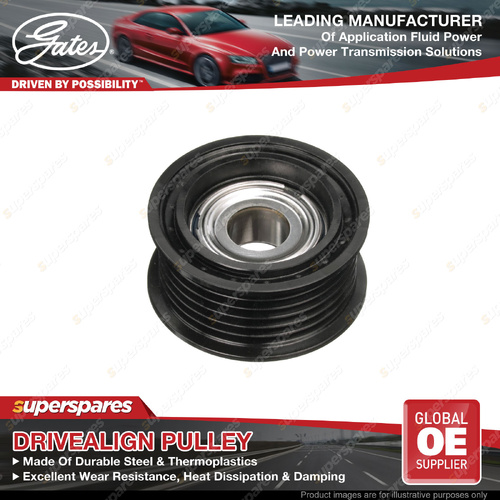 Gates Alt DriveAlign Idler Pulley for Volkswagen Touareg CR7 RC8 3.0L 2019-ON