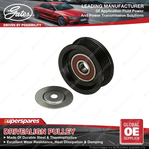 Gates Alt DriveAlign Idler Pulley for Freightliner Columbia CL120 15.2L 04-11