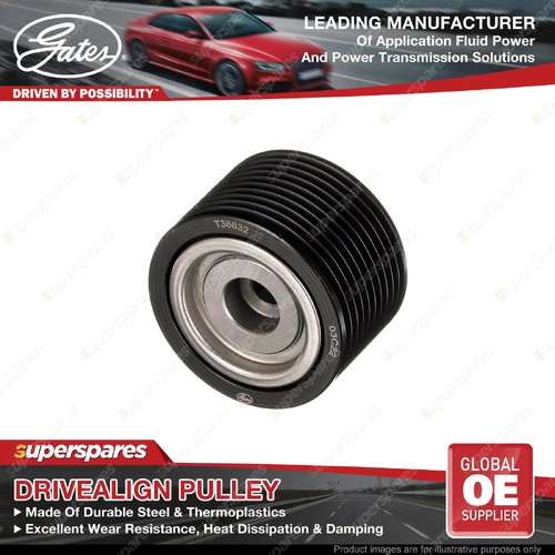 Gates DriveAlign Idler Pulley for Volvo FH FM FMX II III 300 400 500 Series