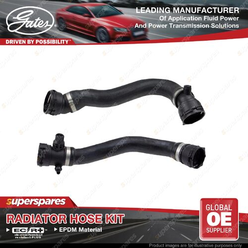 Gates Radiator Hose Kit for BMW X3 X4 20i 28i F25 F26 2.0L 135kW 180kW 2011-2018