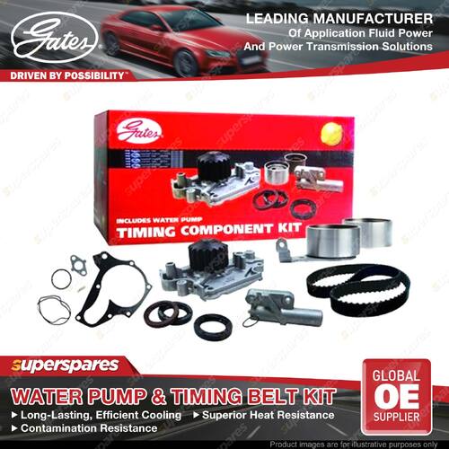 Gates Water Pump & Timing Belt Kit for Renault Clio Megane EA BM CM Kangoo