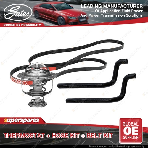 Gates Thermostat Heater Hose Drive Belt for Mitsubishi Lancer CS6A CS8A 03-On