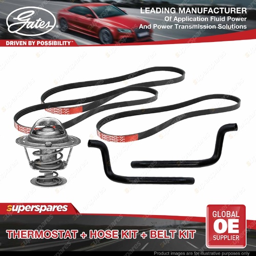 Gates Thermostat Heater Hose Drive Belt for Nissan Pulsar N14 1.6L MKIV 90-95