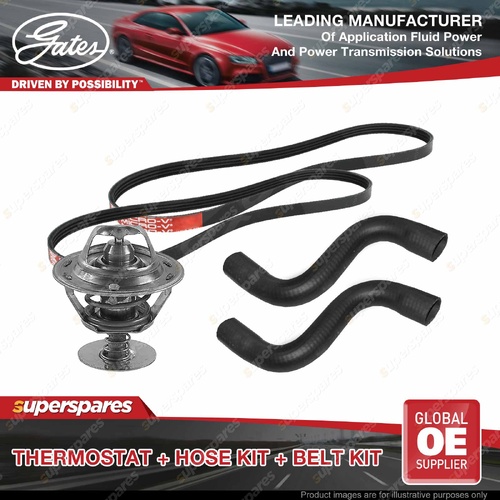 Gates Thermostat Radiator Hose Belt for Toyota Camry SDV10 SXV10 2.2L with A/C