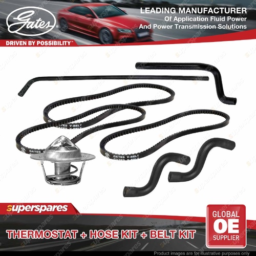 Gates Thermostat Radiator Heater Hose Belt for Holden Commodore VB 3.3L SANKYO