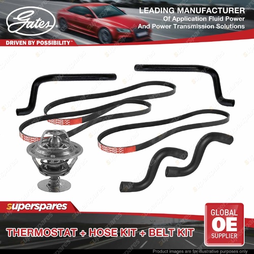 Gates Thermostat Radiator Heater Hose Belt for Toyota Corolla AE111 1.6L 97-00