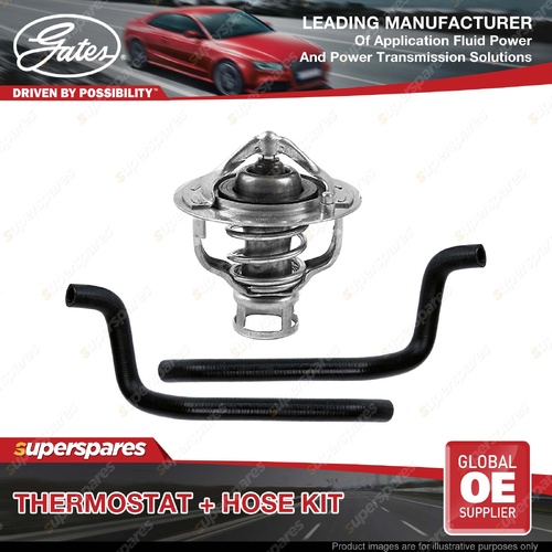 Gates Thermostat + Heater Hose Kit for Nissan Patrol Y60 4.2L 121KW 125KW 129KW