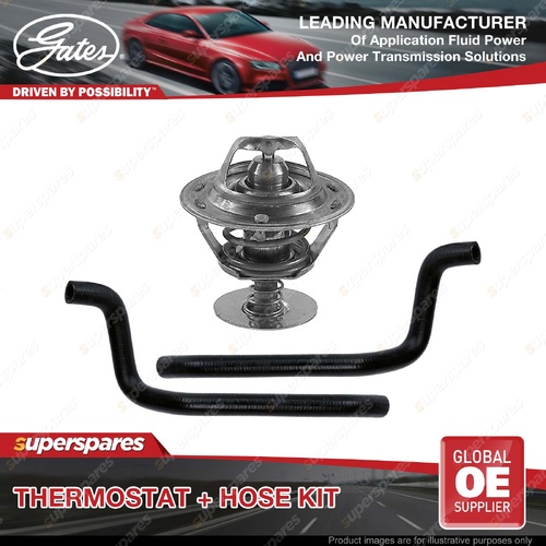 Gates Thermostat + Heater Hose Kit for Toyota Camry SV21 2.0L 82KW FWD 1989-1991