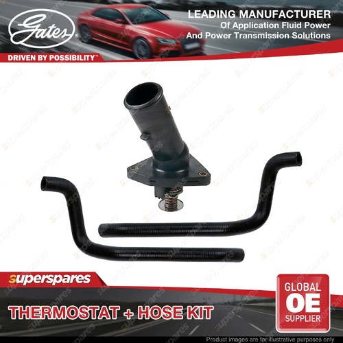 Gates Thermostat + Heater Hose Kit for Toyota Landcruiser GRJ120 4.0L 4WD 02-10