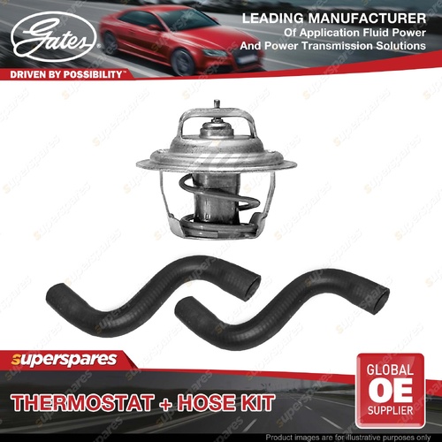 Gates Thermostat + Radiator Hose Kit for Jeep Wrangler TJ 4.0L 4WD 2001-2007