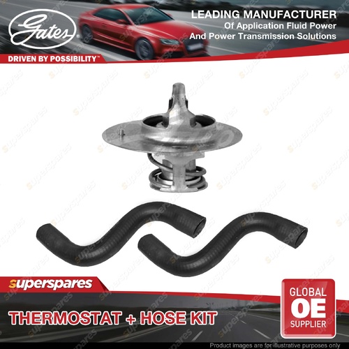 Gates Thermostat + Radiator Hose Kit for Nissan Navara D21 1.6L 62KW 1985-1997