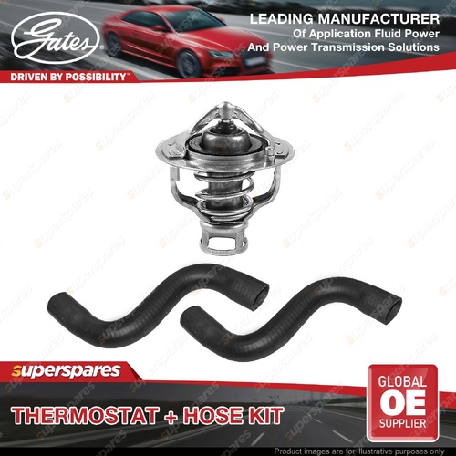 Gates Thermostat + Radiator Hose Kit for Nissan Pathfinder R50 3.3L 110KW 125KW