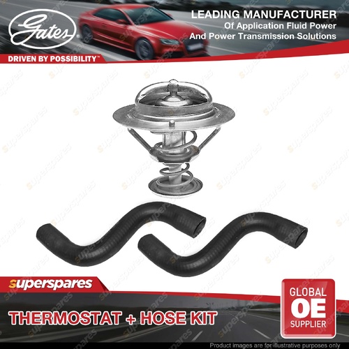 Gates Thermostat + Radiator Hose Kit for Mitsubishi Pajero NJ NK MK II V45W 3.5L