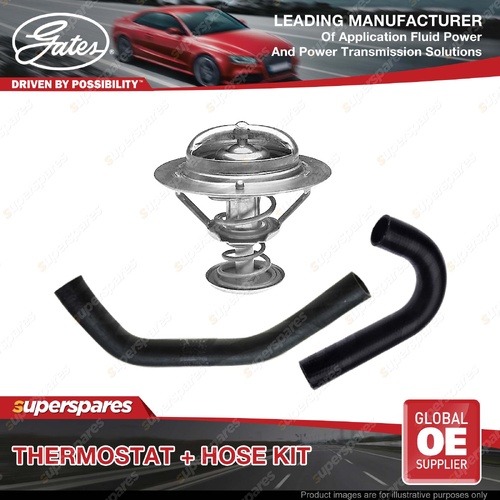 Gates Thermostat + Radiator Hose Kit for Mitsubishi Pajero K96W Challenger PA