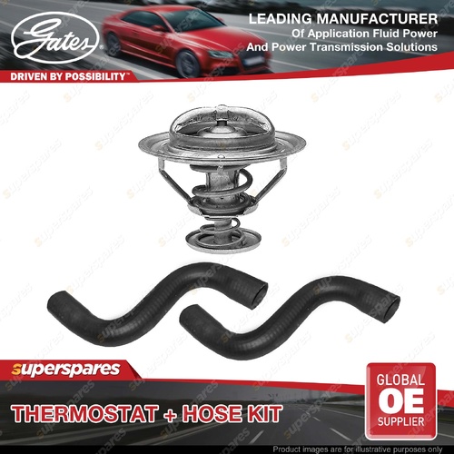 Gates Thermostat + Radiator Hose Kit for Toyota Landcruiser UZJ200 4.7L 202KW