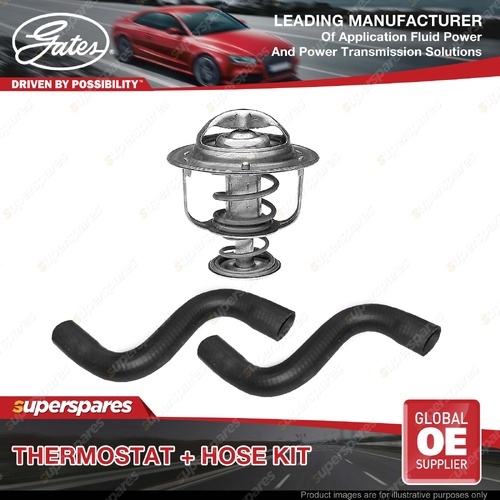 Gates Thermostat + Radiator Hose Kit for Mitsubishi Lancer MK VII CS6A CS8A CS8W