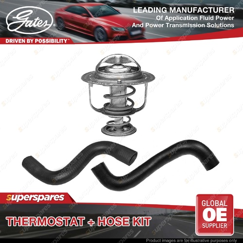 Gates Thermostat + Radiator Hose Kit for Toyota Corolla ZRE154 1.8L 100KW 07-12