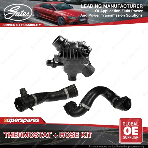 Gates Thermostat Radiator Hose Kit for BMW 323i 325i 330i E90 E92 E93 2.5L 3.0L