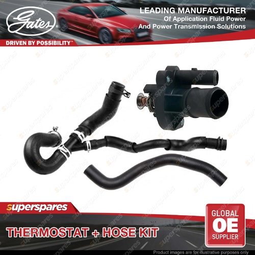 Gates Thermostat + Radiator Hose Kit for Mazda 3 BL14 2.3L 191KW 12/2008-09/2014