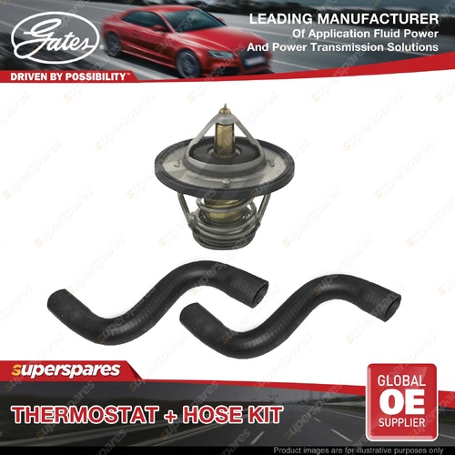 Gates Thermostat + Radiator Hose Kit for Holden Colorado RC 3.0L 120KW 2008-2012