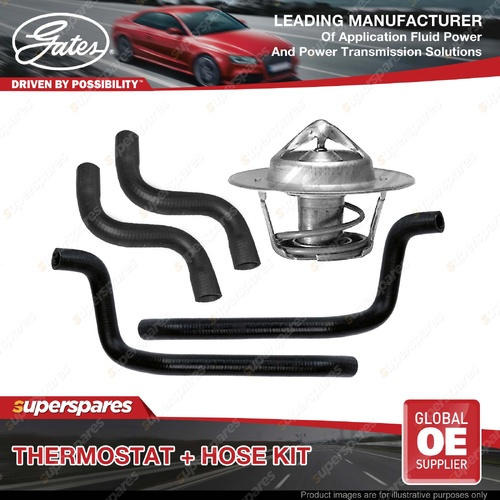 Gates Thermostat + Radiator Hose + Heater Hose Kit for Ford Falcon FG 4.0L 156KW