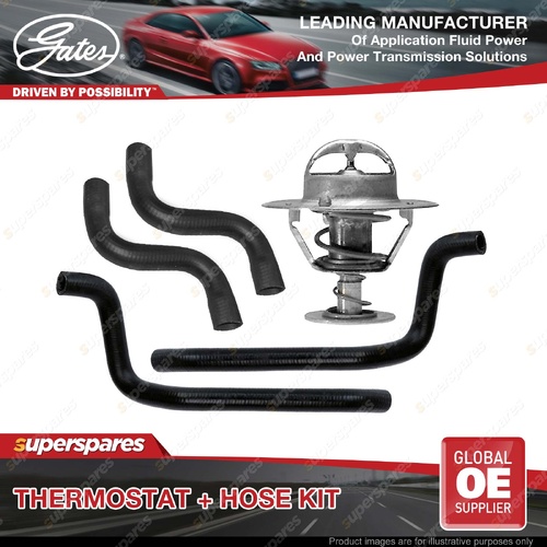 Gates Thermostat + Radiator Hose + Heater Hose Kit for Nissan Patrol Y61 97-03