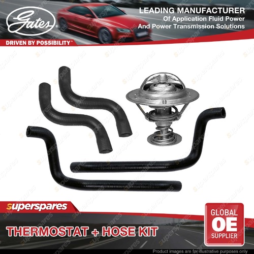 Gates Thermostat + Radiator Hose + Heater Hose Kit for Toyota Hilux TGN16 2.7L