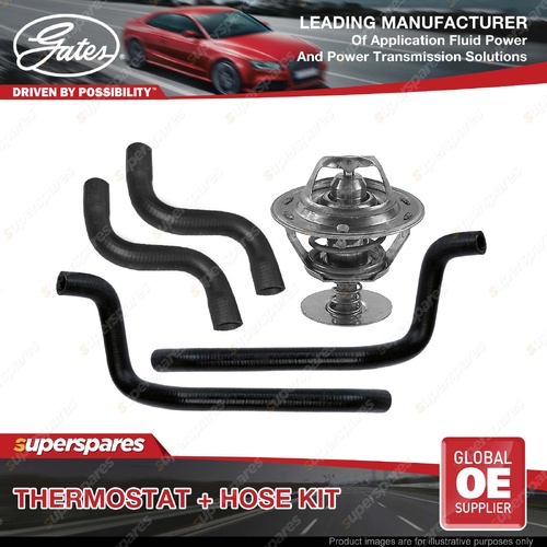 Gates Thermostat + Radiator Hose + Heater Hose Kit for Toyota Corolla AE102 1.8L