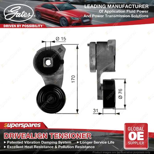 Gates DriveAlign Alt Belt Tensioner for Hummer H1 HMC 6.5L 125KW 1992-1997