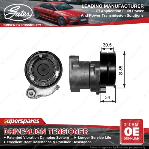 Gates DriveAlign Belt Tensioner for DAF CF 75 FA FT 9.2L PE PR 2001-2019